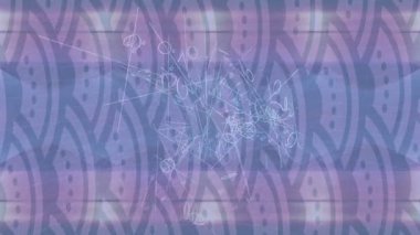 Benzersiz hareket dokusu tasarım sanatı ile profesyonel video düzenleme için modern soyut grafikler