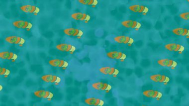 Benzersiz hareket dokusu tasarım sanatı ile profesyonel video düzenleme için modern soyut grafikler