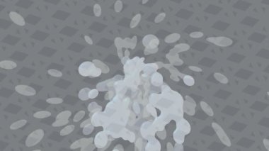 Soyut hareket desenli fütüristik video üretimi için dinamik dijital arkaplan