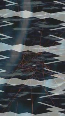 Dijital doku yüzey tasarım biçimi ile modern video animasyonu için gelişmiş hareket grafikleri