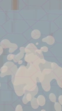 Dijital doku yüzey tasarım biçimi ile modern video animasyonu için gelişmiş hareket grafikleri