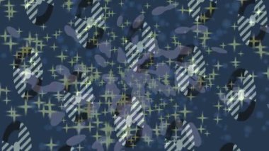 Benzersiz dijital animasyon tarzı grafikleri olan yaratıcı ortam tasarımı için yenilikçi hareket dokusu