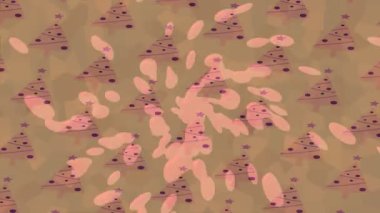 Organik desenli yüzey giriş stili video film sanatı ile soyut arkaplan tasarımı