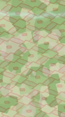 Benzersiz dijital animasyon tarzı grafikleri olan yaratıcı ortam tasarımı için yenilikçi hareket dokusu