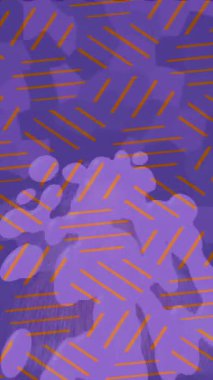 Benzersiz dijital animasyon tarzı grafikleri olan yaratıcı ortam tasarımı için yenilikçi hareket dokusu