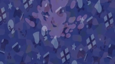 Benzersiz hareket grafikleri tasarım sanatına sahip yaratıcı film üretimi için özet bir arkaplan