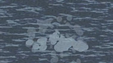 Organik desenli yüzey giriş stili video film sanatı ile soyut arkaplan tasarımı