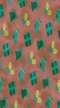 Estetik doku arkaplan tasarımı renkli hareket grafikleri ile moda film giriş profosyoneli