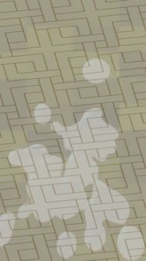 Dijital doku yüzey tasarım biçimi ile modern video animasyonu için gelişmiş hareket grafikleri