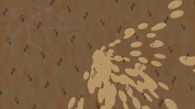 Dijital doku yüzey tasarım biçimi ile modern video animasyonu için gelişmiş hareket grafikleri