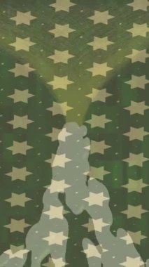 Benzersiz dijital animasyon tarzı grafikleri olan yaratıcı ortam tasarımı için yenilikçi hareket dokusu