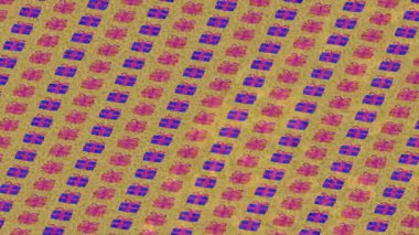 Benzersiz video giriş tasarımı projeleri için detaylı yüzey kalıbı film animasyon stili grafik girişi