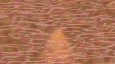 Organik desenli yüzey giriş stili video film sanatı ile soyut arkaplan tasarımı