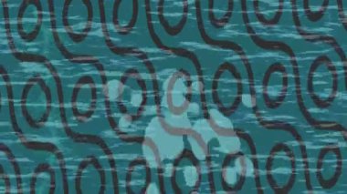 Benzersiz video giriş tasarımı projeleri için detaylı yüzey kalıbı film animasyon stili grafik girişi