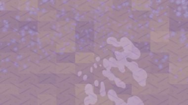 Benzersiz dijital animasyon tarzı grafikleri olan yaratıcı ortam tasarımı için yenilikçi hareket dokusu