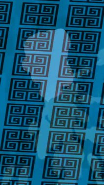 Benzersiz hareket dokusu tasarım sanatı ile profesyonel video düzenleme için modern soyut grafikler