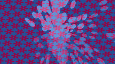 Benzersiz hareket grafikleri tasarım sanatına sahip yaratıcı film üretimi için özet bir arkaplan