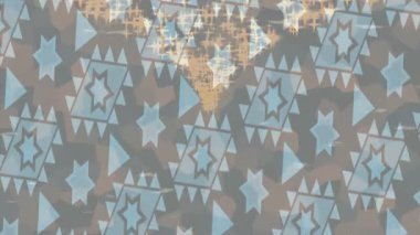 Modern medya üretimi için fütüristik dijital soyut doku sinematik tarz hareketli grafik ögesi