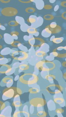 Benzersiz dijital animasyon tarzı grafikleri olan yaratıcı ortam tasarımı için yenilikçi hareket dokusu