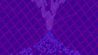 Modern medya üretimi için fütüristik dijital soyut doku sinematik tarz hareketli grafik ögesi