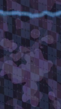 Soyut hareket desenli fütüristik video üretimi için dinamik dijital arkaplan