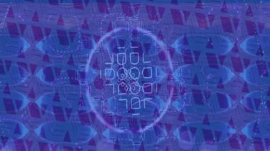 Benzersiz hareket dokusu tasarım sanatı ile profesyonel video düzenleme için modern soyut grafikler