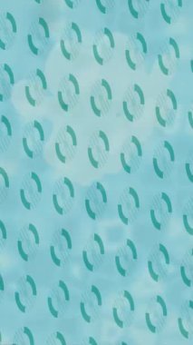 Organik desenli yüzey giriş stili video film sanatı ile soyut arkaplan tasarımı