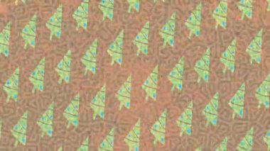 Benzersiz video giriş tasarımı projeleri için detaylı yüzey kalıbı film animasyon stili grafik girişi