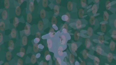 Benzersiz video giriş tasarımı projeleri için detaylı yüzey kalıbı film animasyon stili grafik girişi