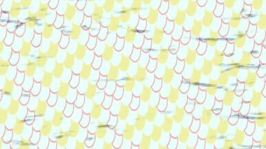 Benzersiz dijital animasyon tarzı grafikleri olan yaratıcı ortam tasarımı için yenilikçi hareket dokusu