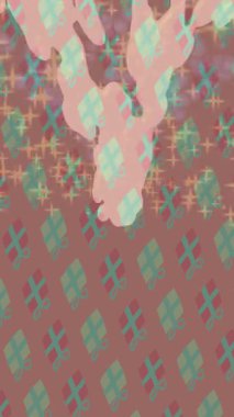 Benzersiz video giriş tasarımı projeleri için detaylı yüzey kalıbı film animasyon stili grafik girişi