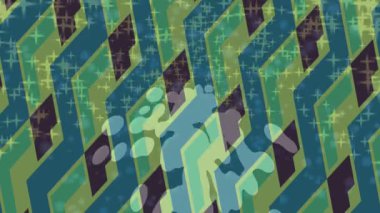 Benzersiz dijital animasyon tarzı grafikleri olan yaratıcı ortam tasarımı için yenilikçi hareket dokusu