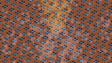 Organik desenli yüzey giriş stili video film sanatı ile soyut arkaplan tasarımı