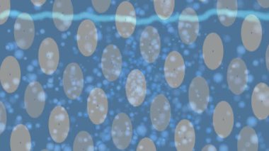 Soyut hareket desenli fütüristik video üretimi için dinamik dijital arkaplan