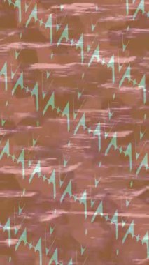 Estetik doku arkaplan tasarımı renkli hareket grafikleri ile moda film giriş profosyoneli