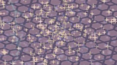 Lüks hareket projeleri için soyut tasarım stili animasyonu olan üst düzey dijital doku