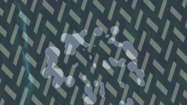 Benzersiz dijital animasyon tarzı grafikleri olan yaratıcı ortam tasarımı için yenilikçi hareket dokusu