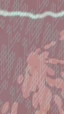 Benzersiz hareket grafikleri tasarım sanatına sahip yaratıcı film üretimi için özet bir arkaplan