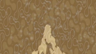 Soyut hareket desenli fütüristik video üretimi için dinamik dijital arkaplan