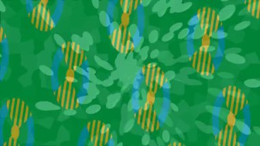 Soyut hareket desenli fütüristik video üretimi için dinamik dijital arkaplan