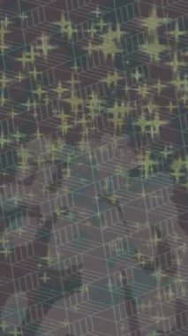 Benzersiz dijital animasyon tarzı grafikleri olan yaratıcı ortam tasarımı için yenilikçi hareket dokusu