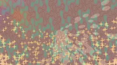 Lüks hareket projeleri için soyut tasarım stili animasyonu olan üst düzey dijital doku