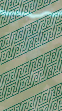 Lüks hareket projeleri için soyut tasarım stili animasyonu olan üst düzey dijital doku