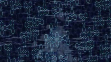 Benzersiz video giriş tasarımı projeleri için detaylı yüzey kalıbı film animasyon stili grafik girişi