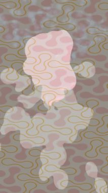 Dijital doku yüzey tasarım biçimi ile modern video animasyonu için gelişmiş hareket grafikleri