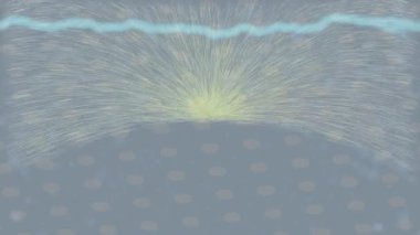 Soyut hareket desenli fütüristik video üretimi için dinamik dijital arkaplan