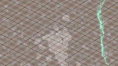 Benzersiz dijital animasyon tarzı grafikleri olan yaratıcı ortam tasarımı için yenilikçi hareket dokusu