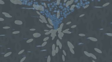 Profesyonel video projeleri sanat tarzı için organik hareketli arkaplan tasarımı