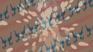 Benzersiz video giriş tasarımı projeleri için detaylı yüzey kalıbı film animasyon stili grafik girişi