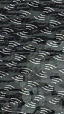 Organik desenli yüzey giriş stili video film sanatı ile soyut arkaplan tasarımı